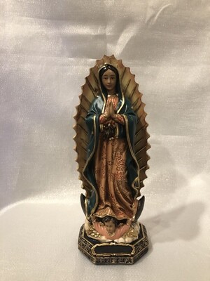 Our Lady of Guadalupe 9”
