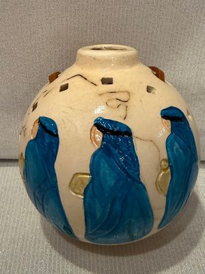 Three Kings on Horse Hair Pottery Ornament Three Kings on Horse Hair Pottery Ornament