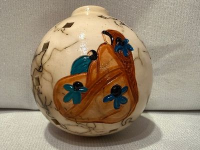 Storyteller on Horse Hair Pottery Ornament Storyteller on Horse Hair Pottery Ornament