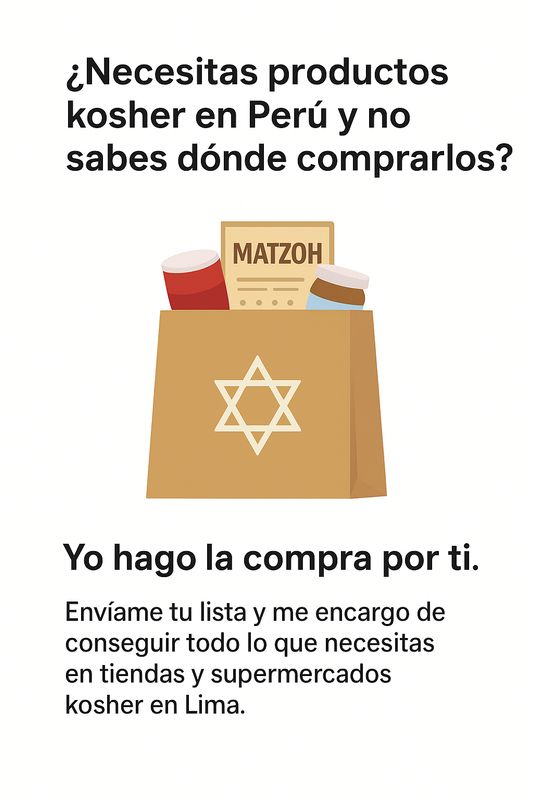 Servicio Kosher Shopper Perú