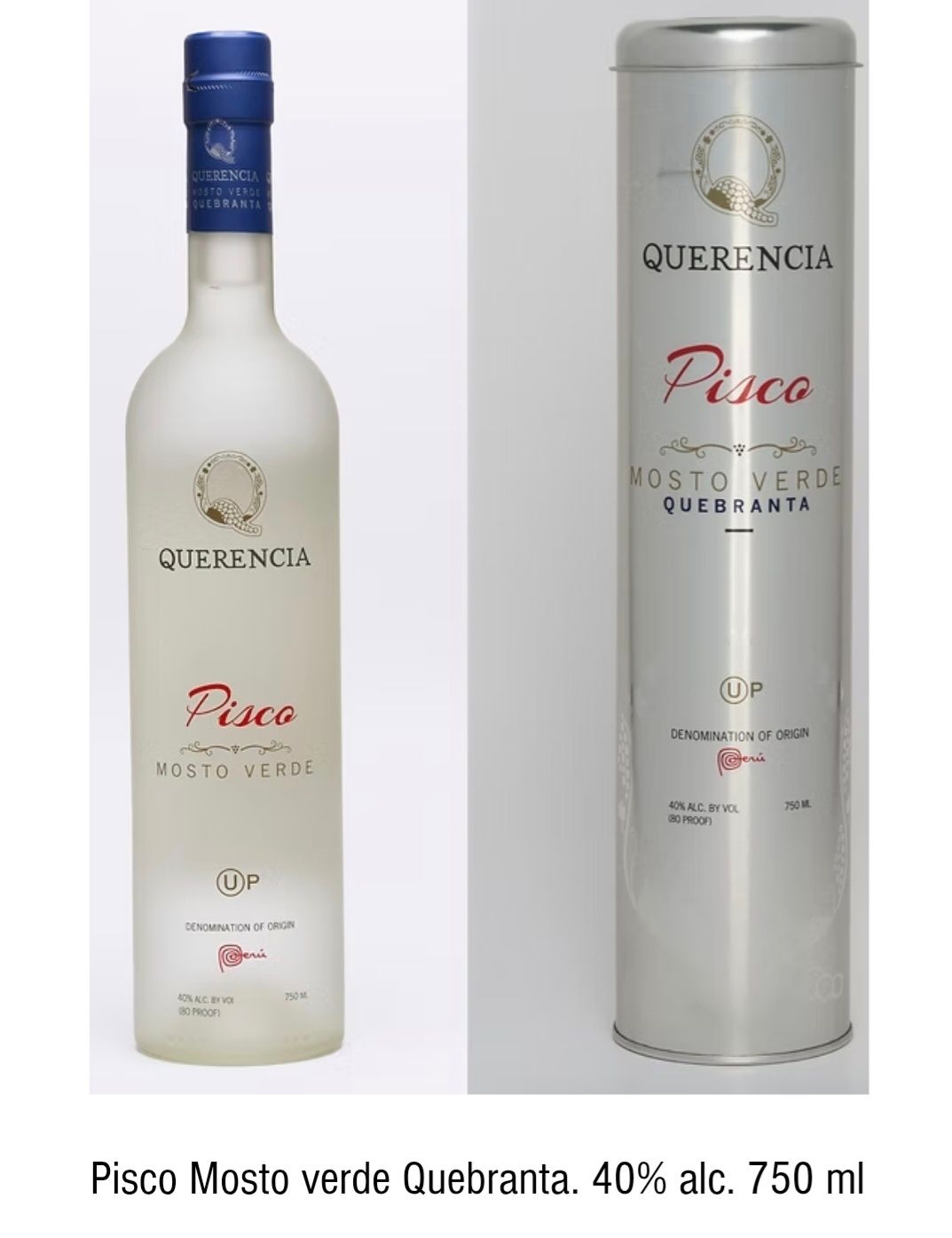 Pisco kosher de Perú Quebranta 750ml