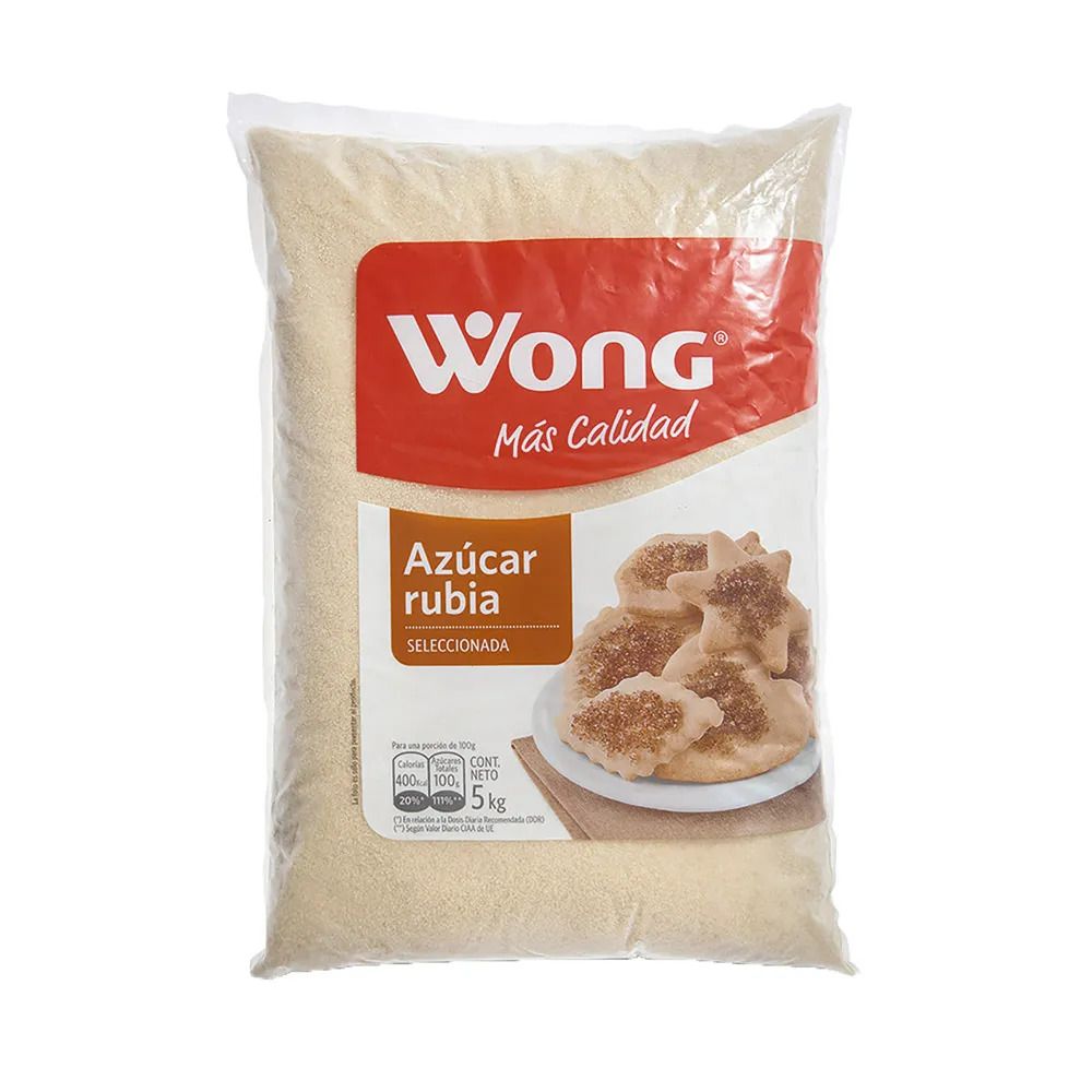 Azúcar Rubia Wong Bolsa 1 kg