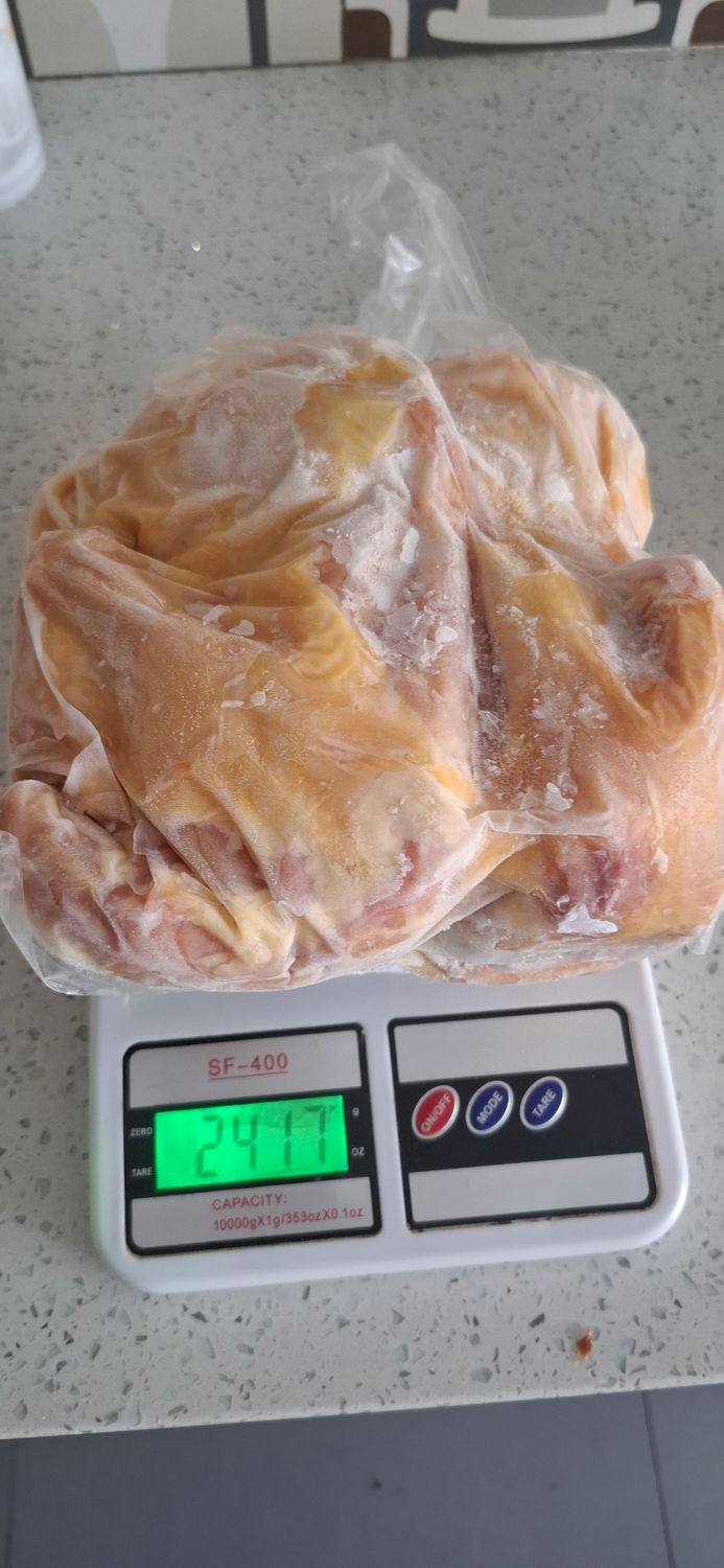 Pollo entero shejita Rab Blumenbled 