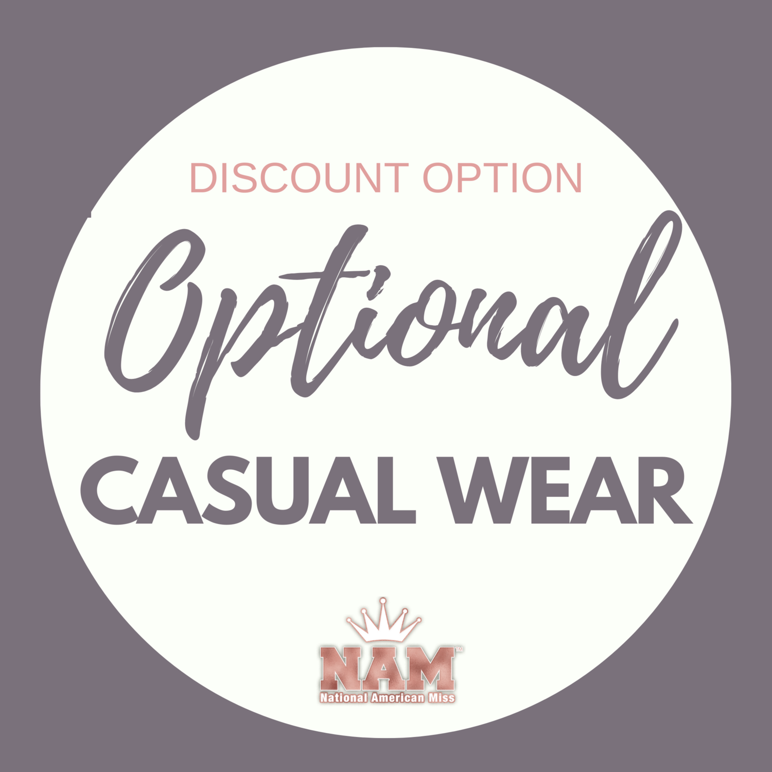 2022 Optional Casual Wear Modeling Contest Discount