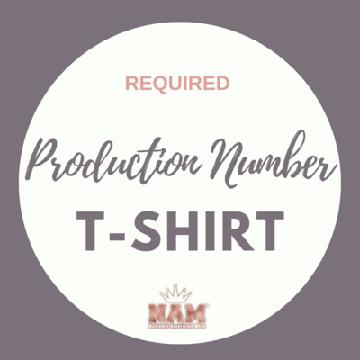 REQUIRED PRODUCTION NUMBER T-SHIRT
