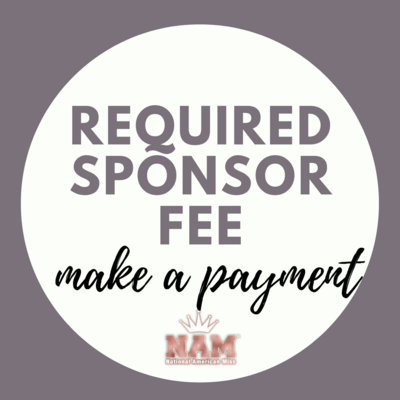REQUIRED SPONSOR FEE