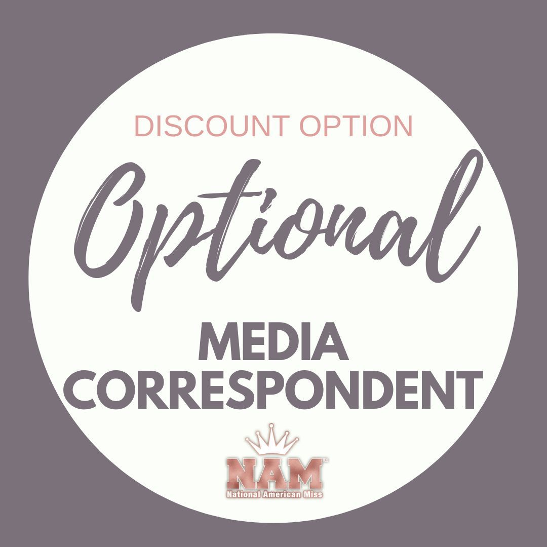 Optional Media Correspondent Contest Discount