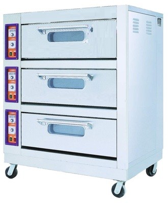 GAS HEATING BAKING OVEN
