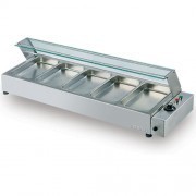 S/S Mini Bain Marie Counter 5 GN Tray Without cover