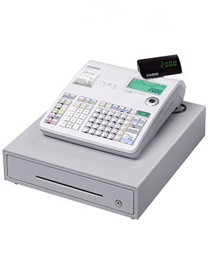CASH REGISTER MACHINE 
 
CASIO – JAPAN 
Model : SE-S2000
With integrated Cash Drawer
Dim : 400 x 450 x 213 mm