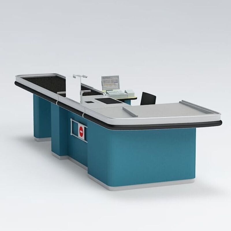 CHECK-OUT COUNTER WITH BELT