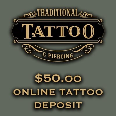 $50.OO Tattoo Deposit