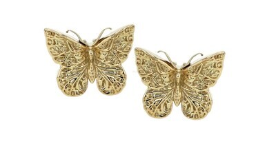Anatometal Butterfly threadless ends are made out of solid 18k Gold