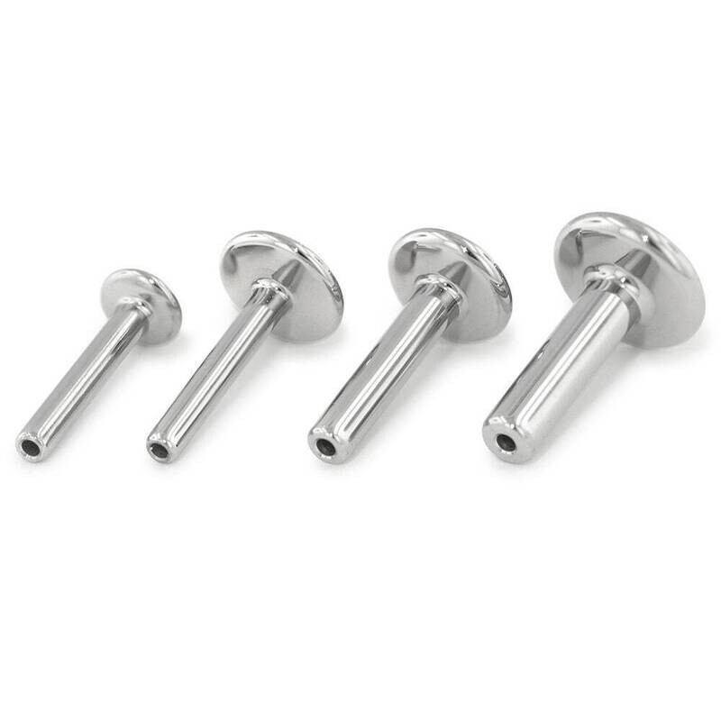 18g Neometal Titanium Push Pin backing with large disc