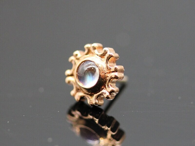 BVLA Pin with Firenze- 5.5mm 2.5mm Bezel Center