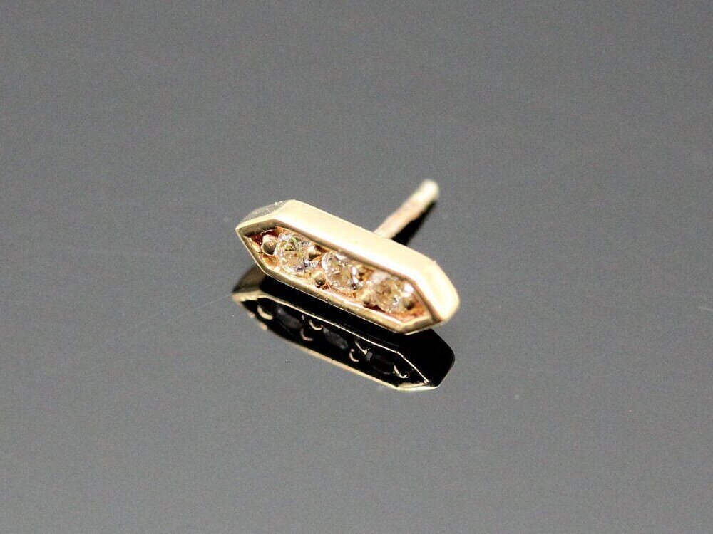 BVLA Pin with Sillan 6x2 Linear prong with pointed edge