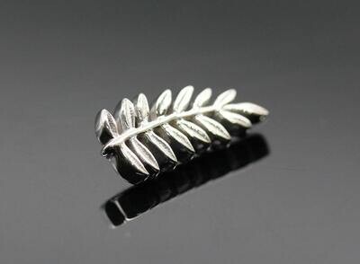 BVLA Threaded End with Mini Fern - 12x6mm - Curved to the Right or Left