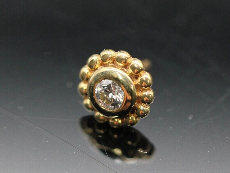 BVLA Pin with beaded choctaw 5 mm