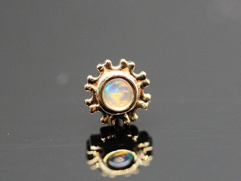 BVLA Pin with firenze 4.5 mm 1.5 mm center bezel