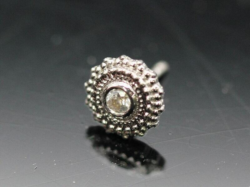 BVLA Pin with Afghan 4 mm with 1.25mm real diamond