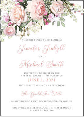 Romantic Floral Invitation