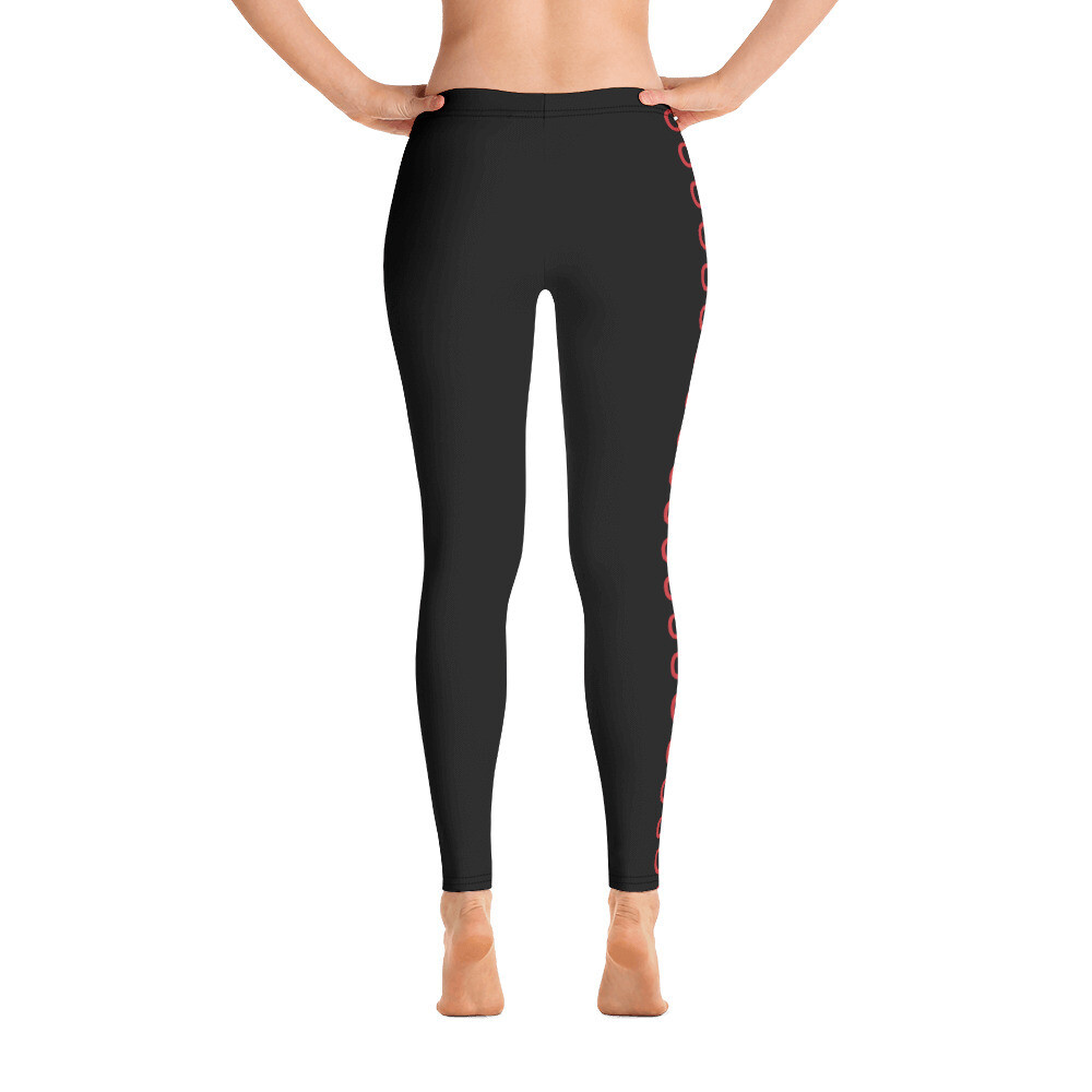 CAU Legend Black All-Over Print Leggings