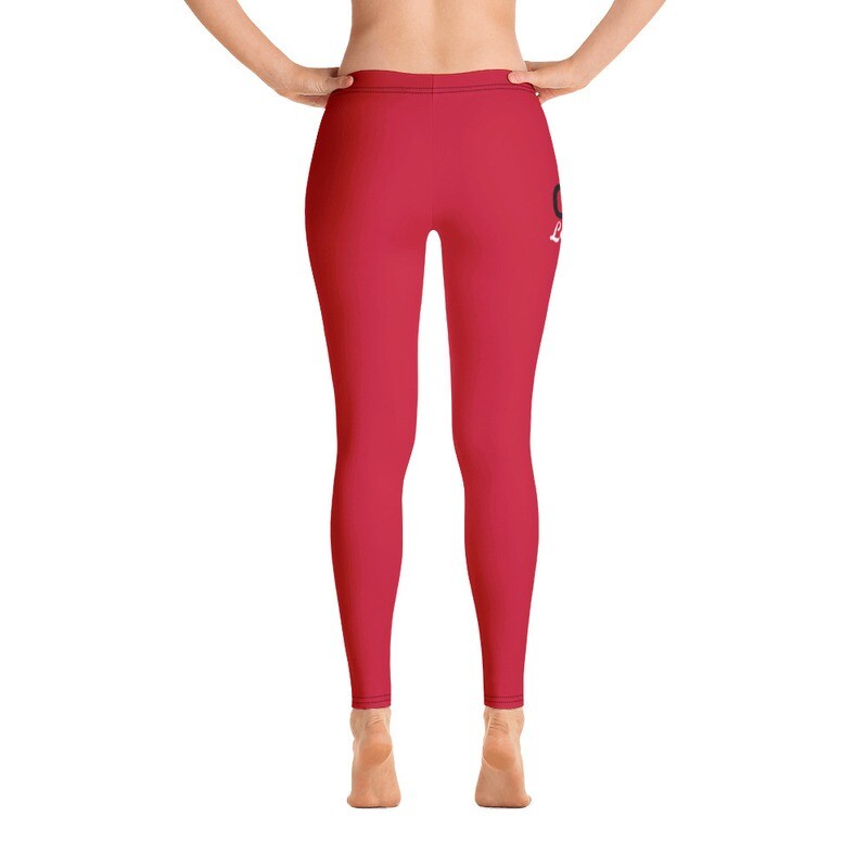 CAU Legend Red All-Over Print Leggings