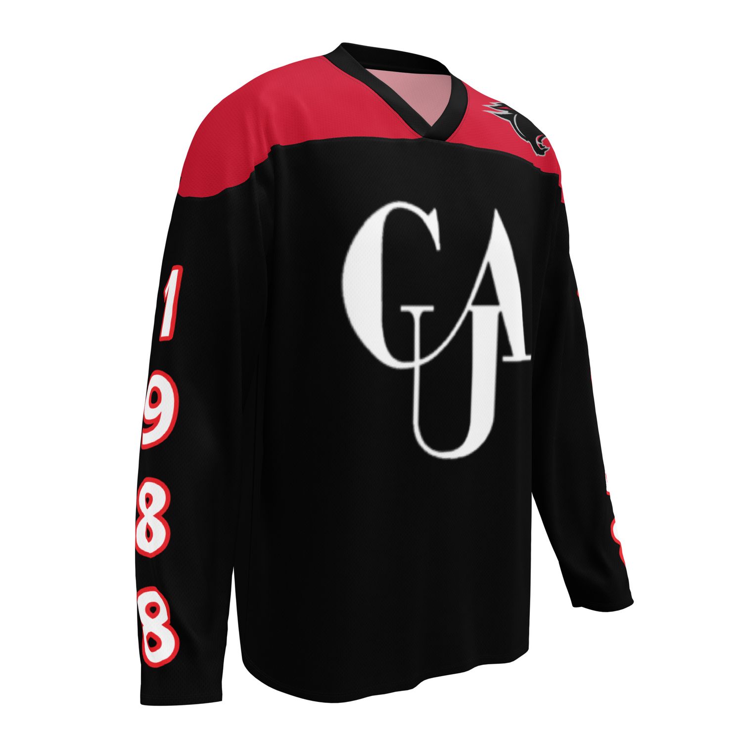 CAU Recycled hockey style football fan jersey (Style# CAUHJBR004)