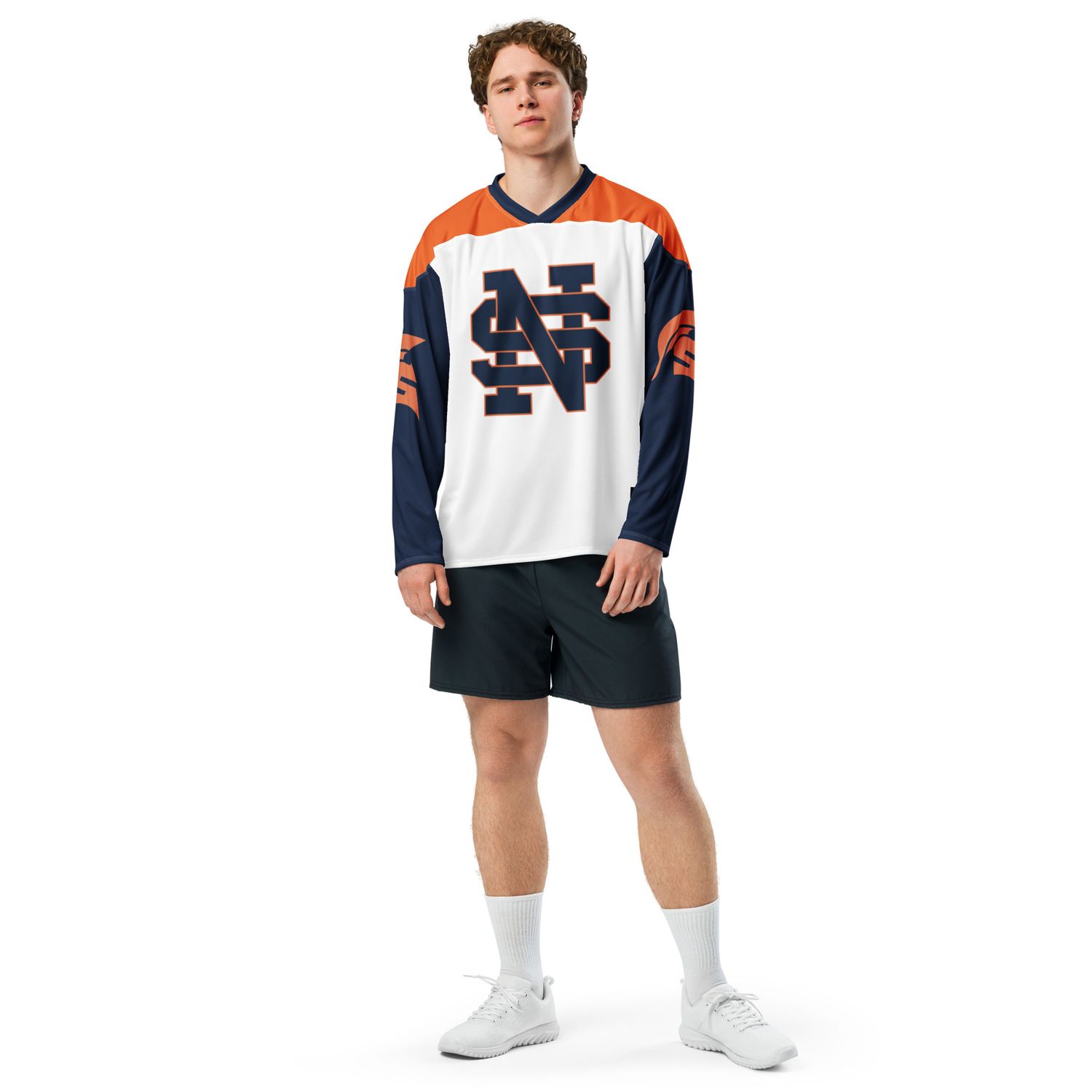 North Springs HS Recycled hockey style fan jersey