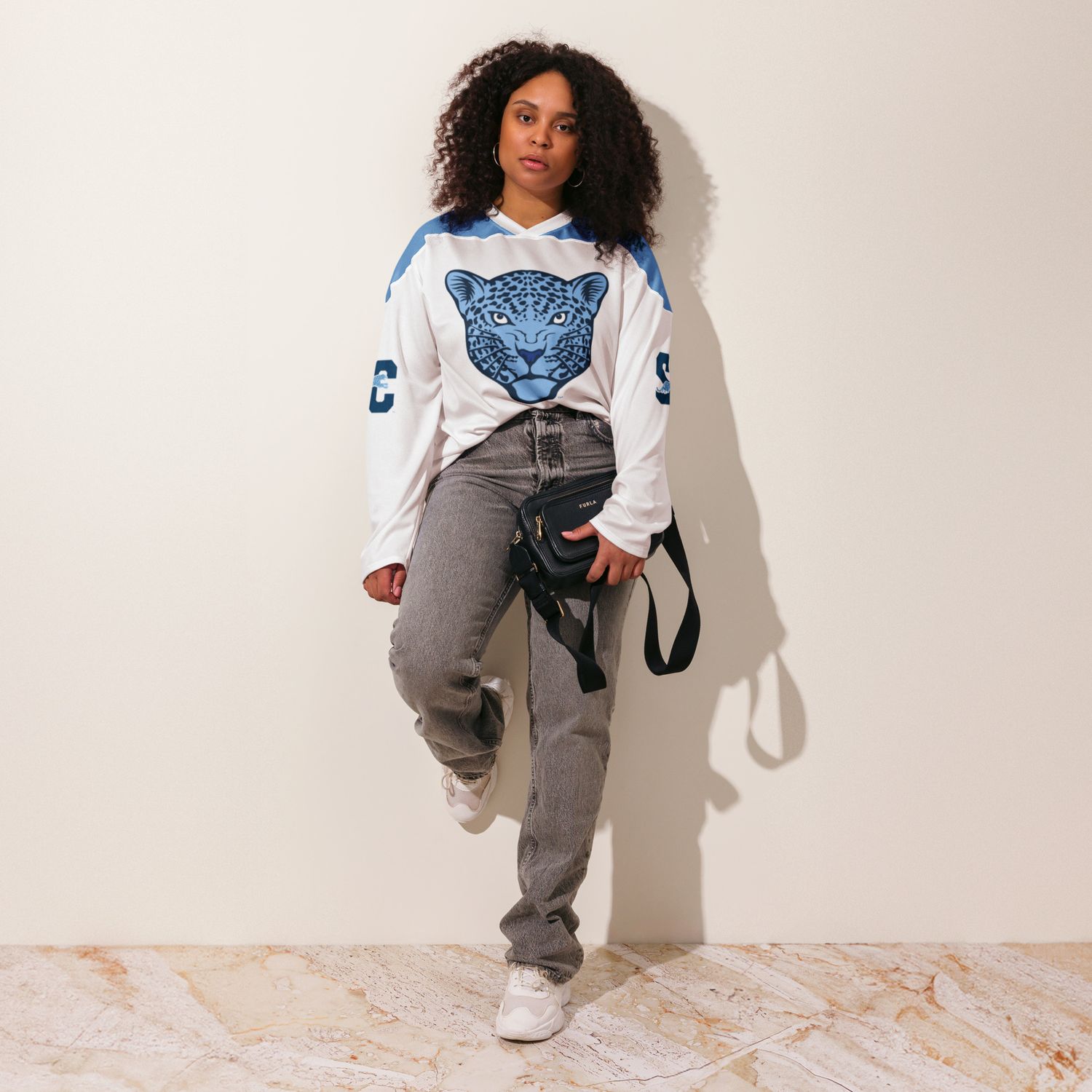 SPELMAN COLLEGE Recycled hockey fan jersey