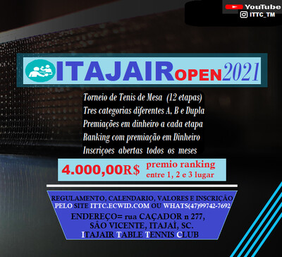torneio ITAJAIR open categoria A