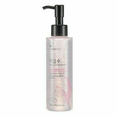 The Face Shop Rice Water Bright Cleansing (Huile légère / riche / Son / Nettoyant moussant)
THE FACE SHOP Nettoyant Moussant Brillant Eau de Riz 150 ml