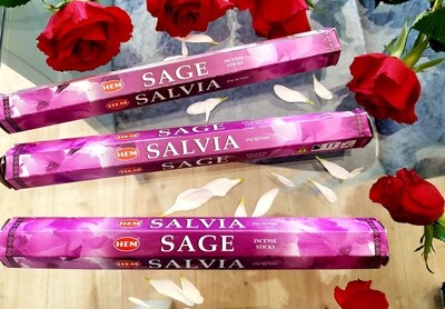 Sage (salvia) incense sticks (20 pack) Sage (salvia) incense sticks (20 pack)