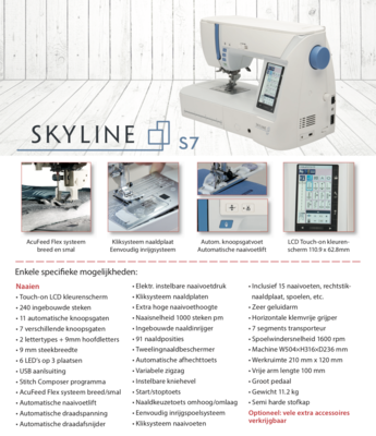 Janome Skyline S7