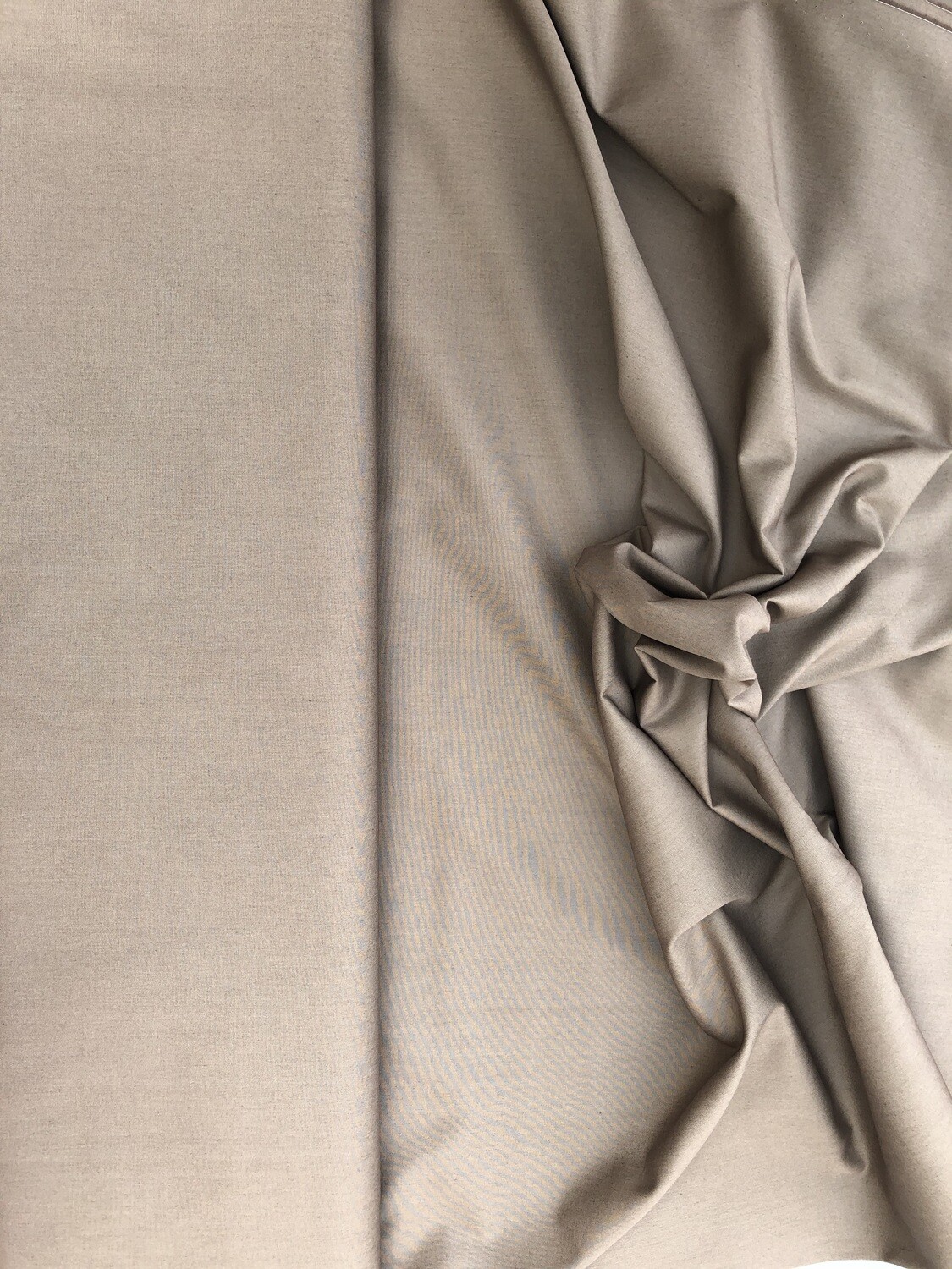 Katoen donker beige