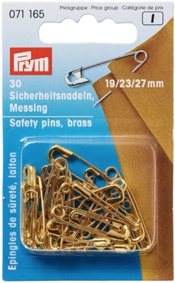 Veiligheidsspelden Messing Assortiment 19/23/27mm - Prym I