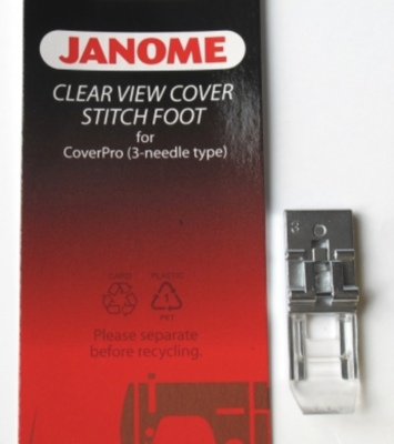 Transparante naaivoet Janome CoverPro