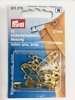 Veiligheidsspelden Messing 27mm - Prym H