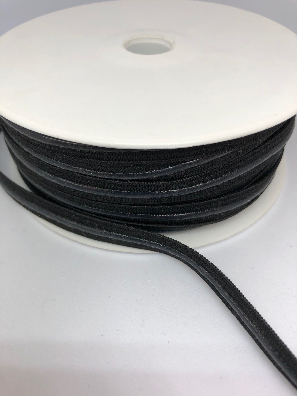 Antislip elastiek zwart 1cm