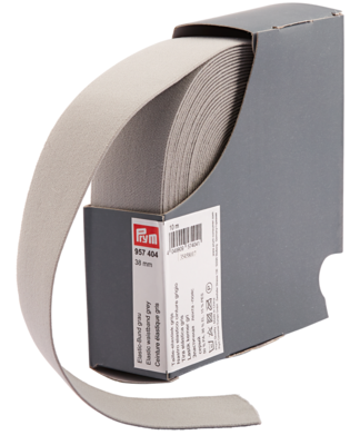 Taille elastiek grijs 38mm