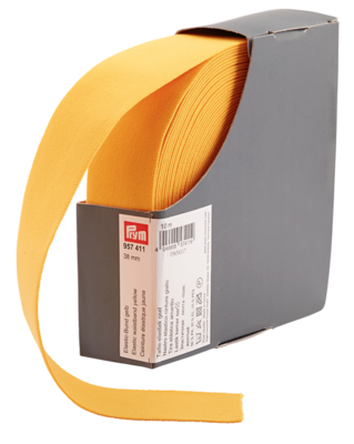 Taille elastiek geel 38mm