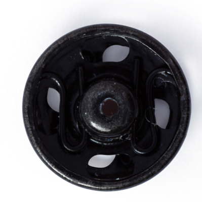 Aannaai drukknopen 6mm - zwart - Prym G