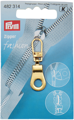 Ritsenschuiver - goud - Prym K
