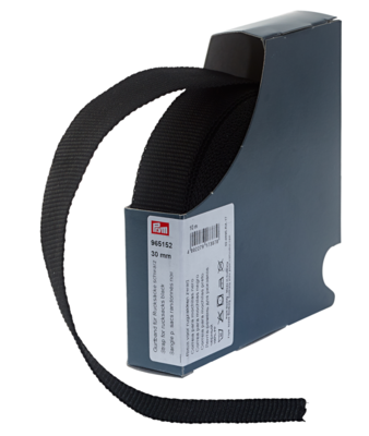 Riem voor oa rugzakken zwart - 30mm