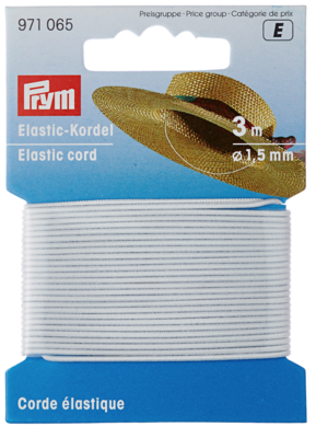 Elastisch koord Wit 1,5mm - Prym E