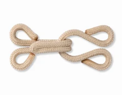 3 Pelshaken en ogen beige - Prym L