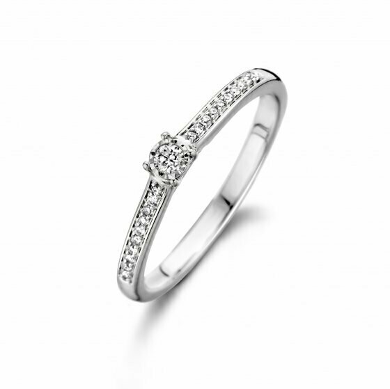 Ring wit goud