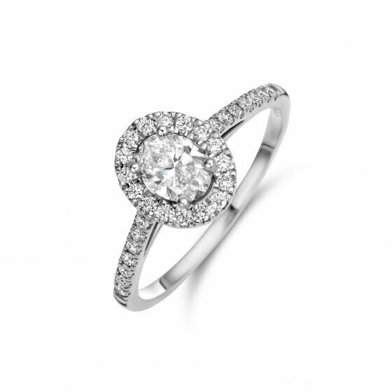 Ring wit goud
