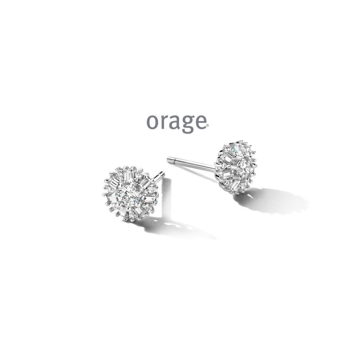 Orage oorbellen