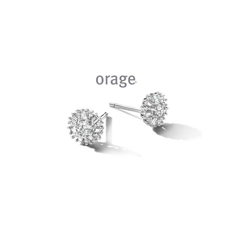 Orage oorbellen